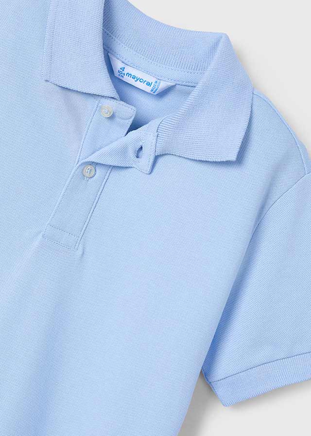 Sky blue polo