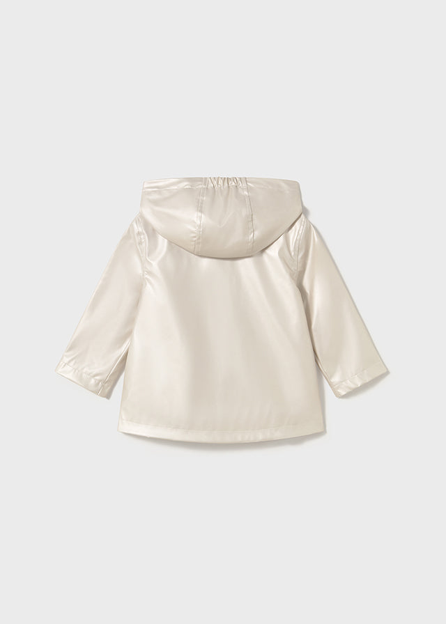 Polished rain coat