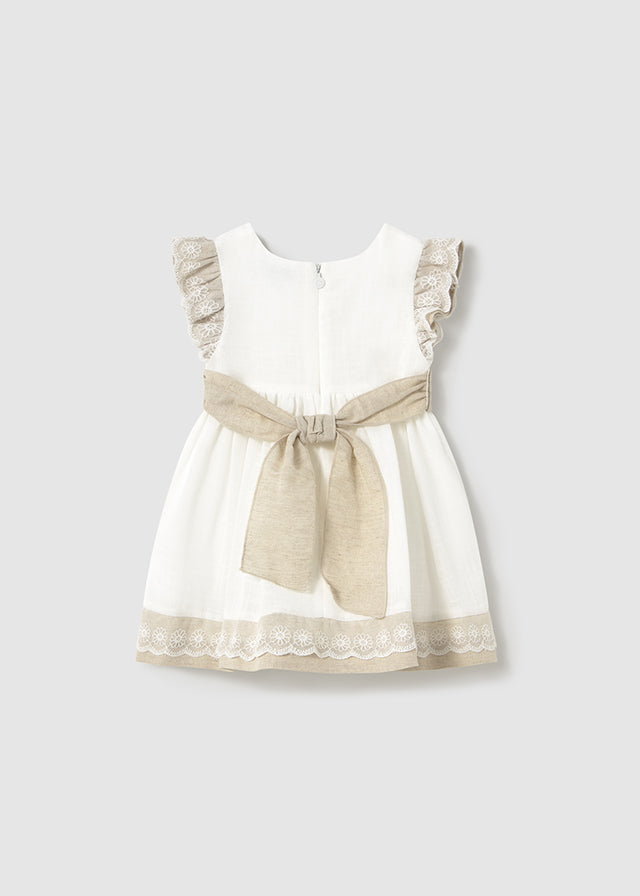 Linen mixed dress
