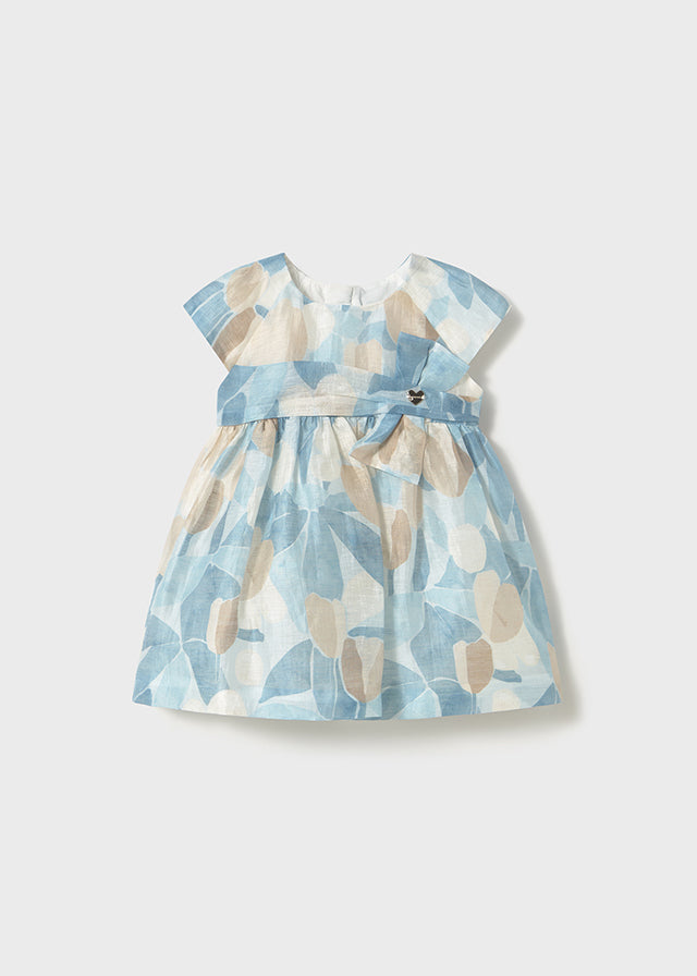 Sky printed dress