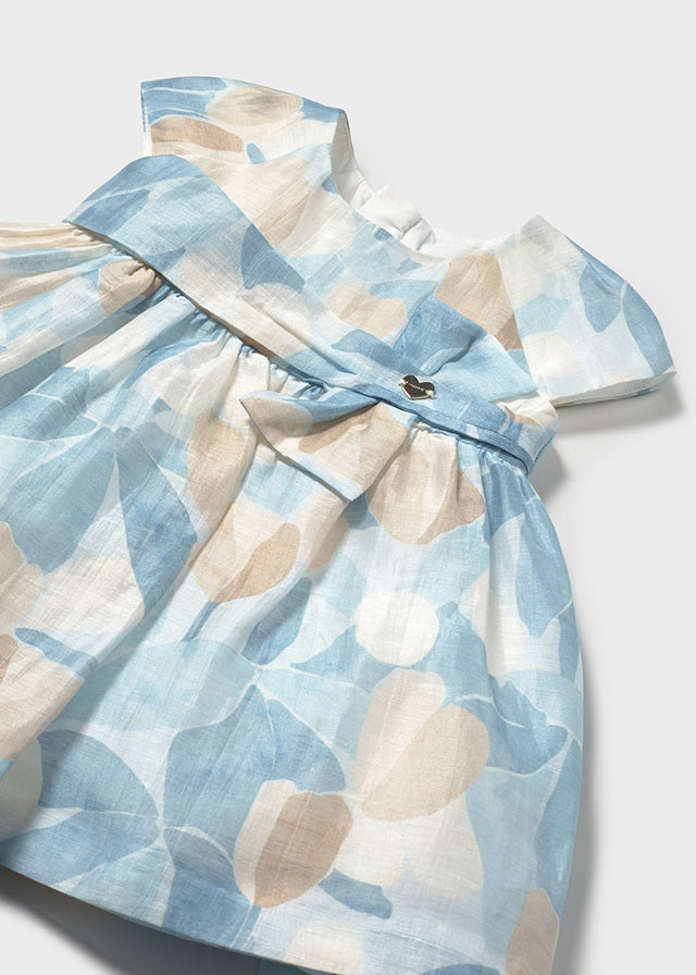 Sky printed dress