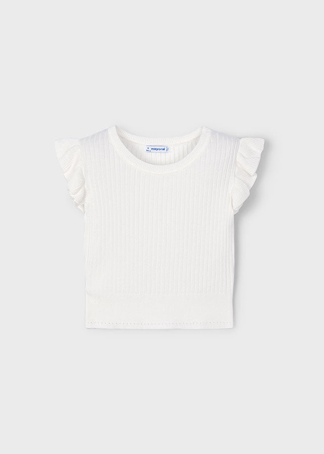 Natural ribbed top