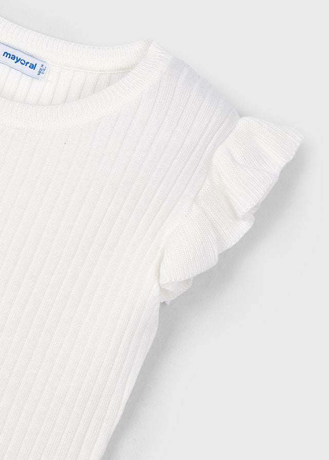 Natural ribbed top