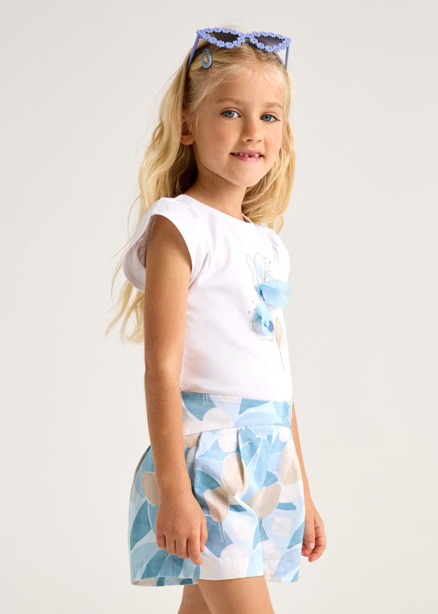 Sky Printed skort