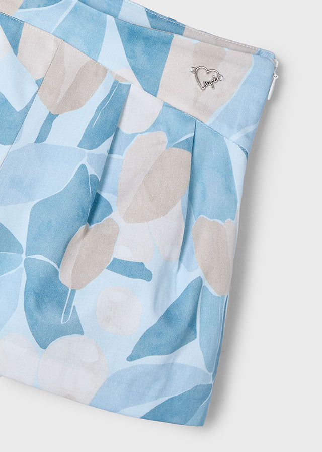 Sky Printed skort