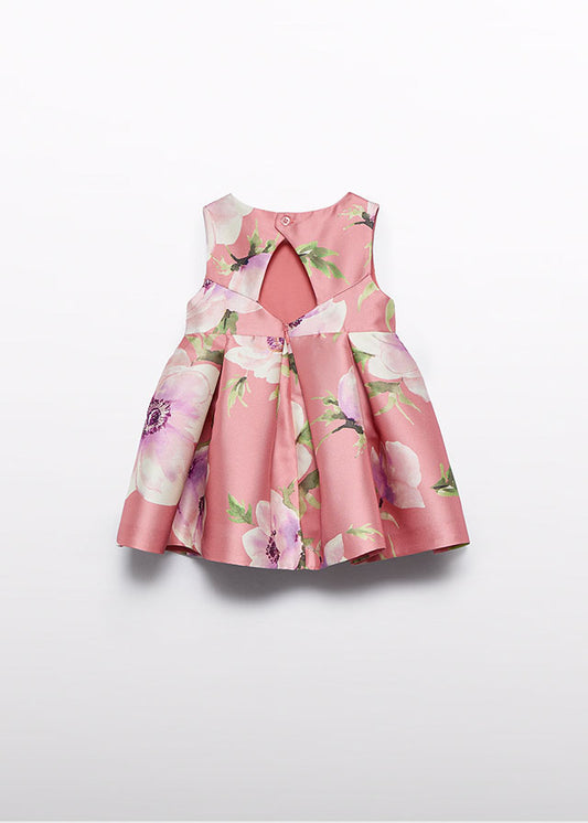 Stamp mikado dress