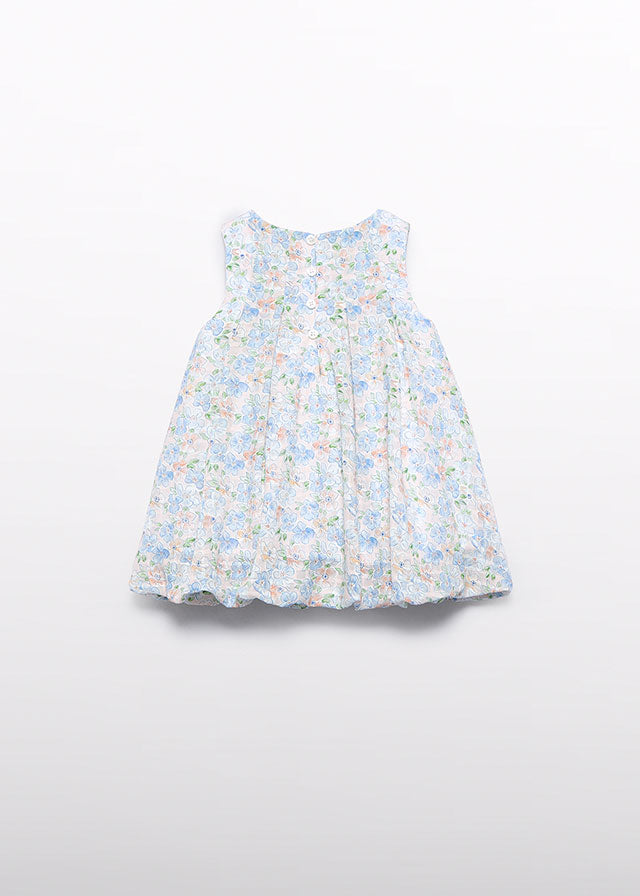 Floral printed ballon dress