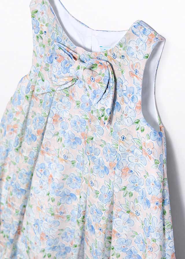 Floral printed ballon dress