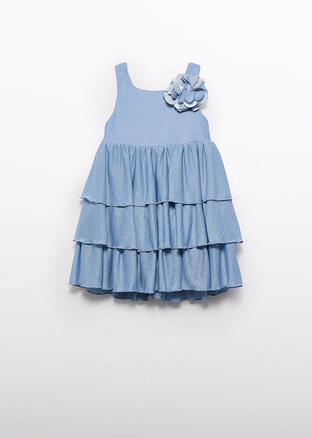 Flounces dress lavnder