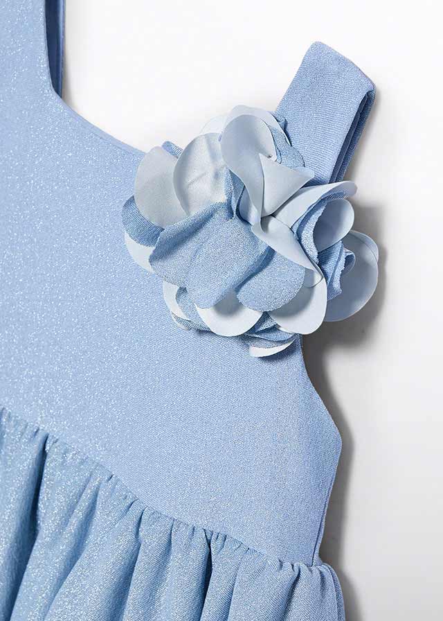 Flounces dress lavnder