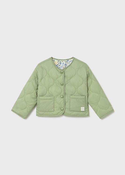 1493-Green Reversible windbreaker