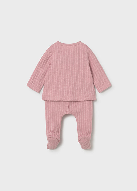 1595- pink leg warmer set