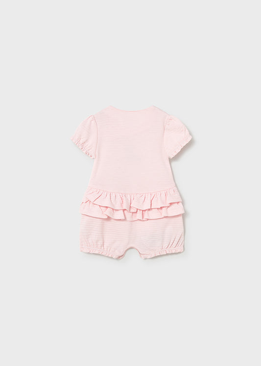 1705- set of 2 short rompers babyrose