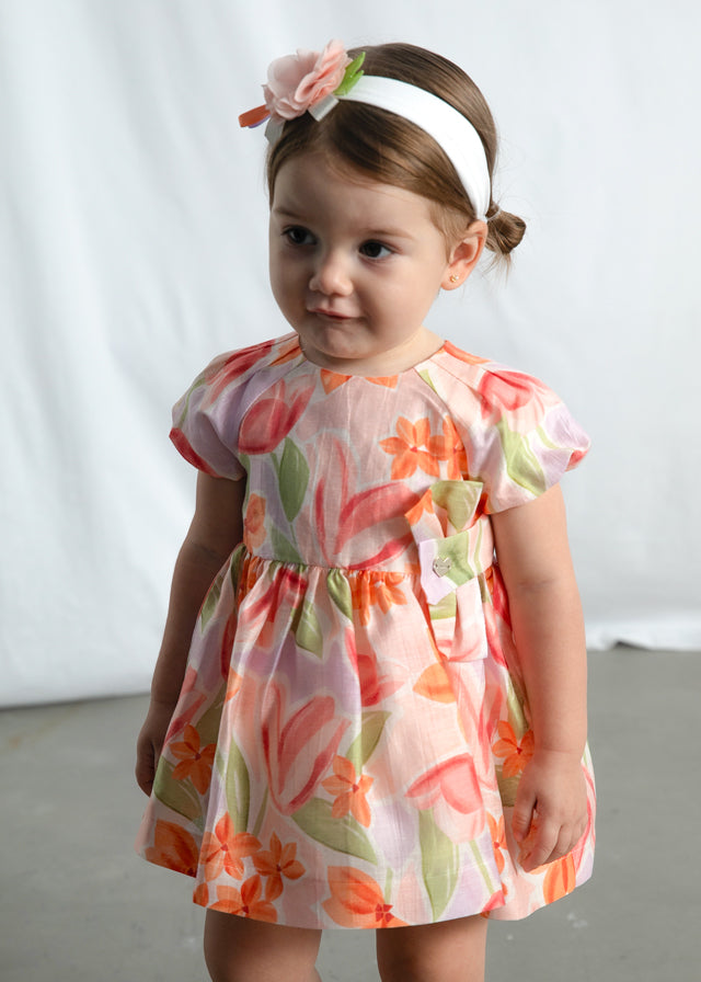 1909- BLOSSOM printed dress