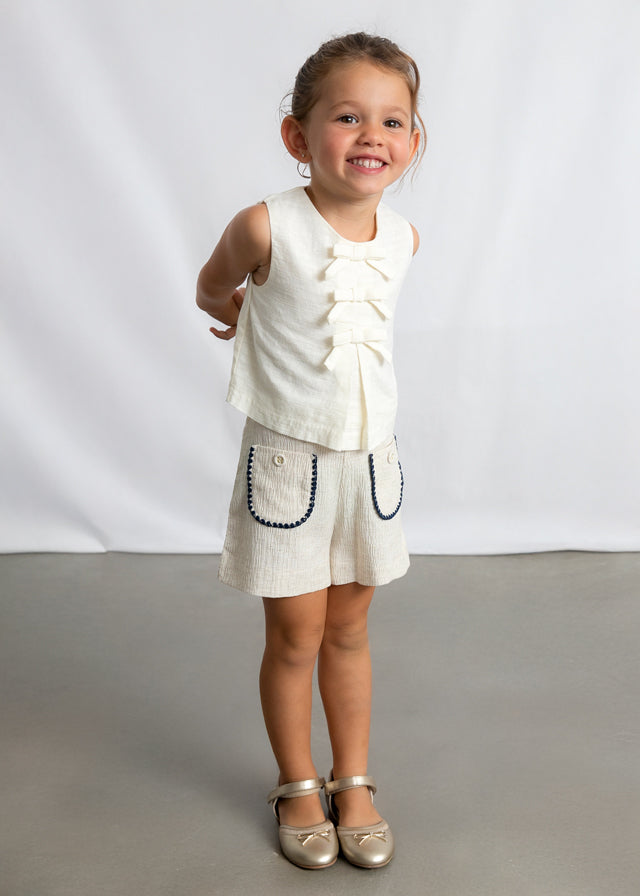 3219- linen short