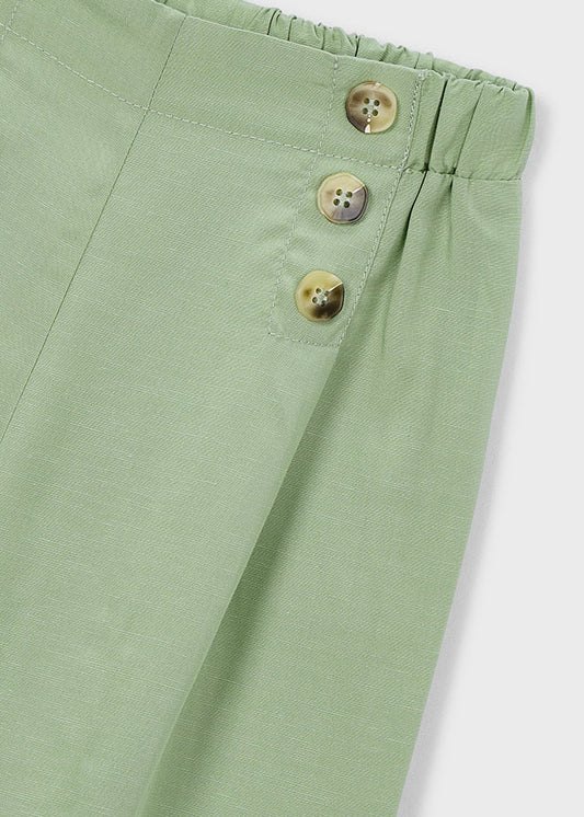 3589- moss flowy long pants