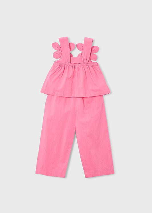 3596- geranium pants set