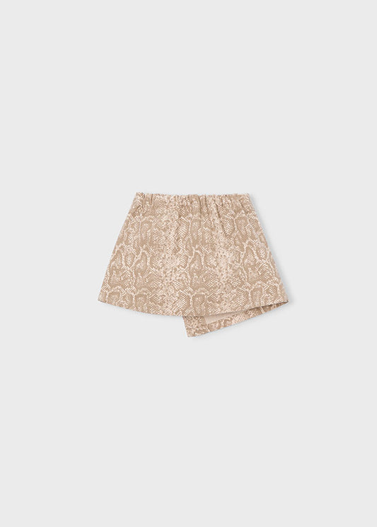 3904- beige twill skirt