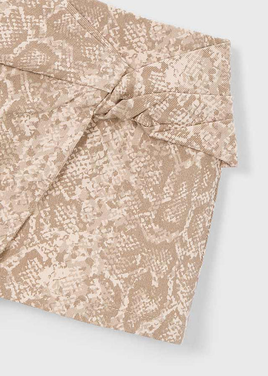 3904- beige twill skirt