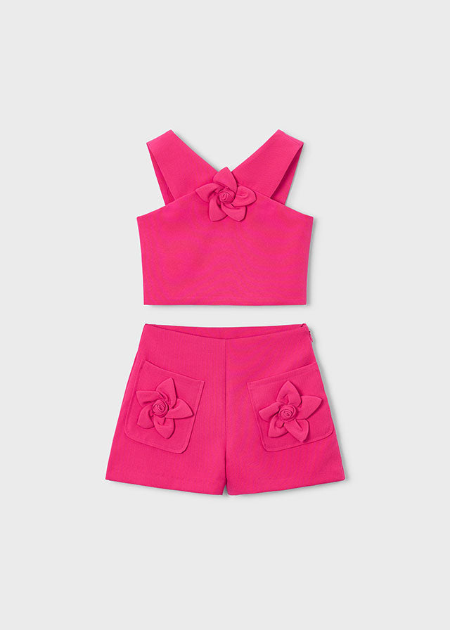 3948- clover Bermuda flower set