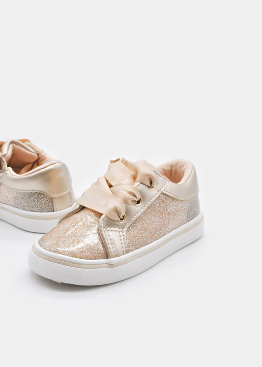 41723- Gold glitter sneakers