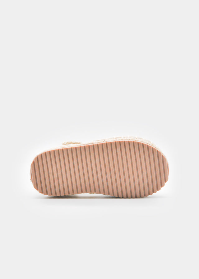 41749- Natural Jute strap shoes