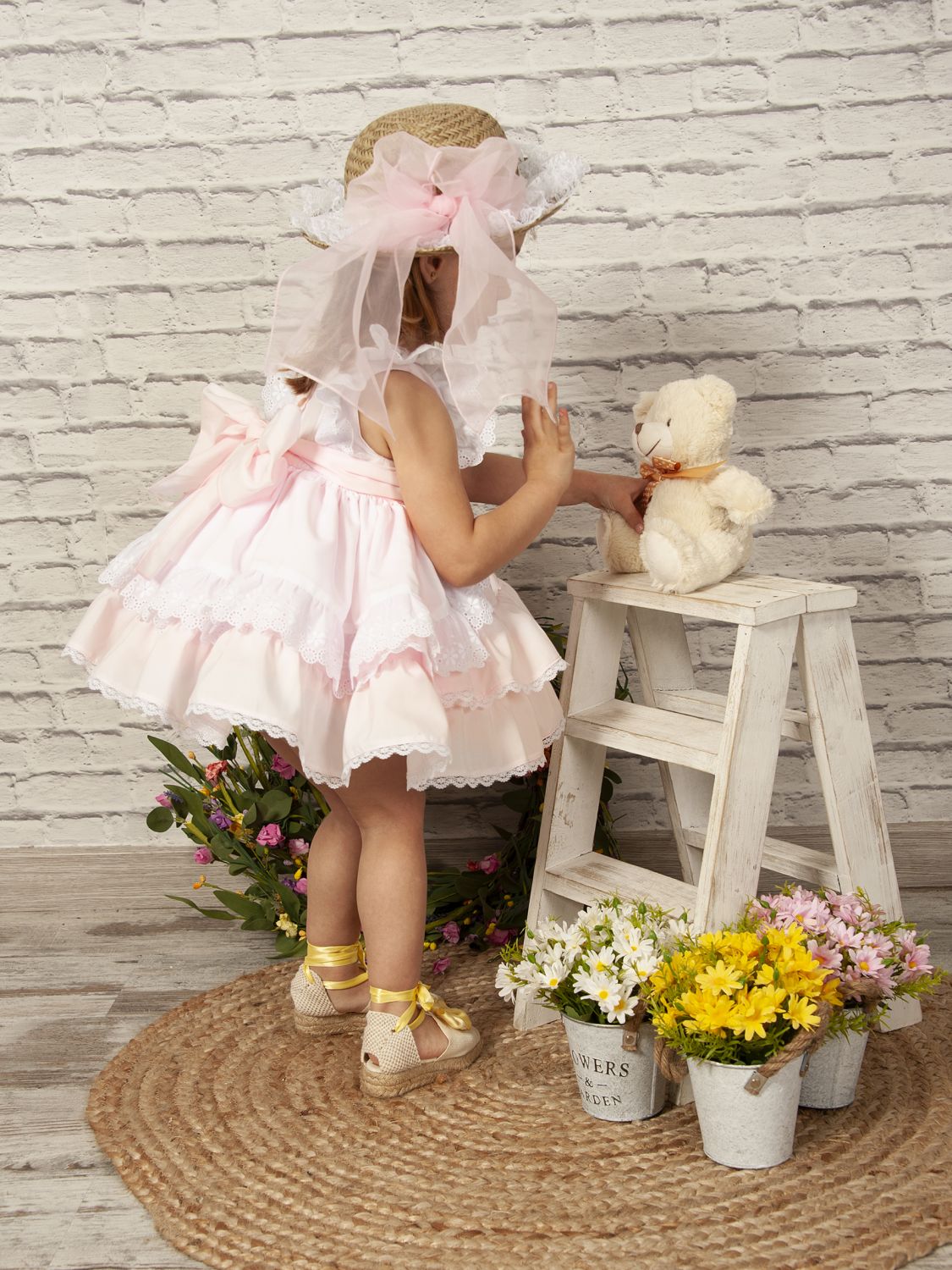 Handmade pink Dress - PRE ORDER