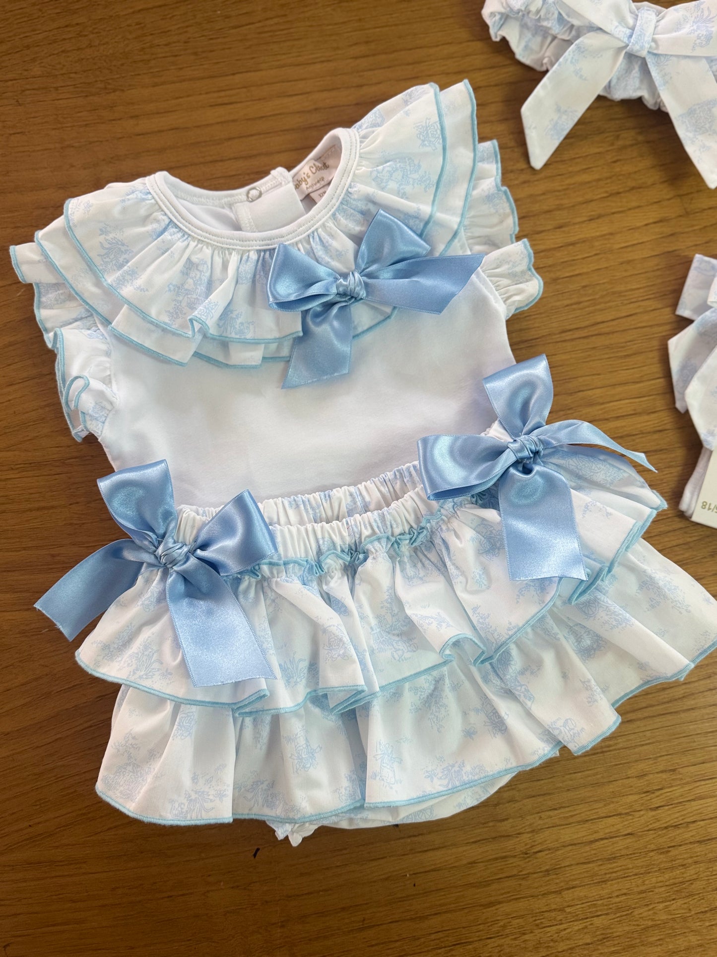 Toile de jouy céleste lil
