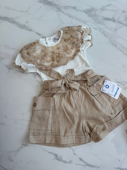 Beige Carmen t-shirt