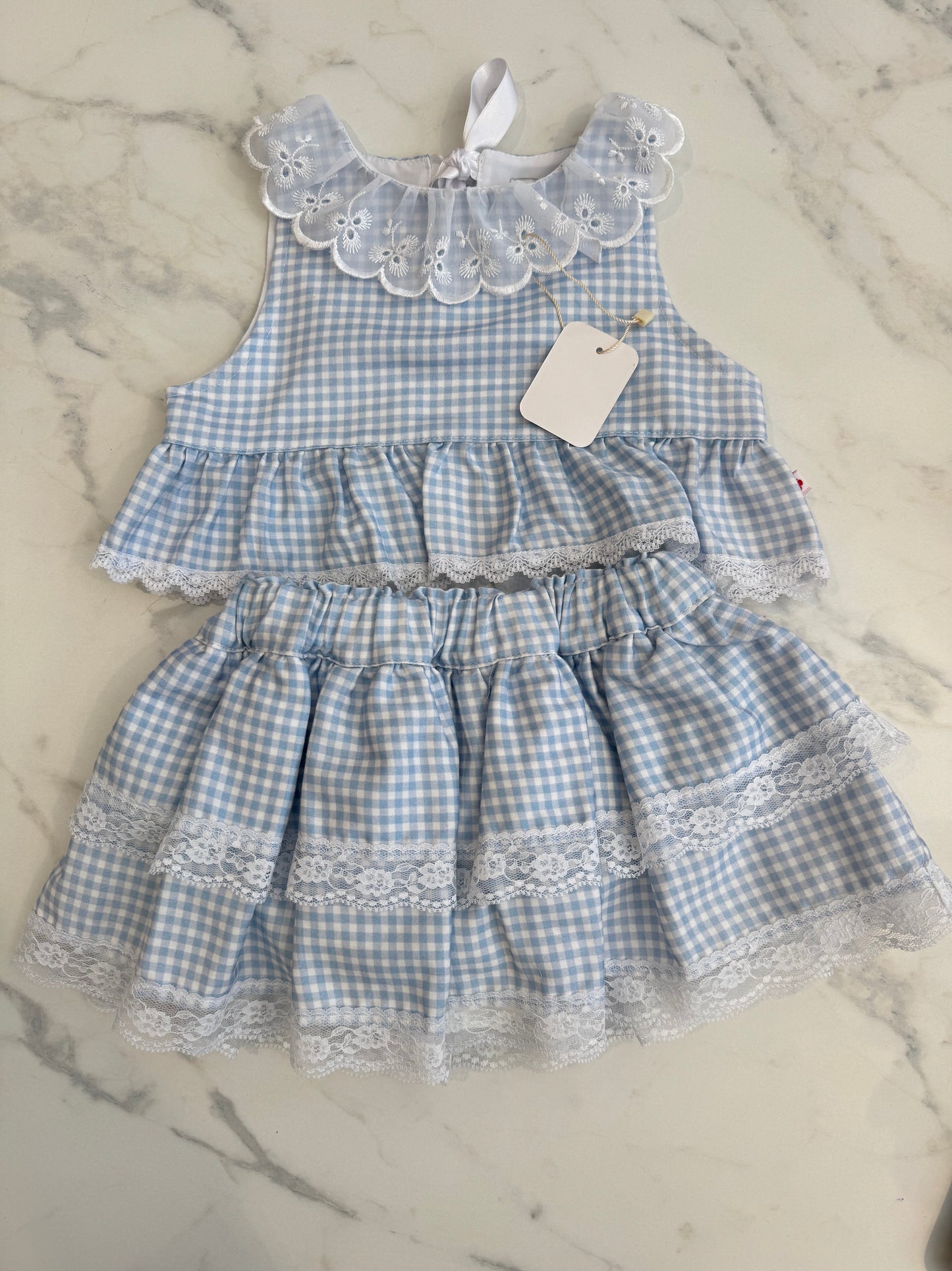 Vicky baby blue set