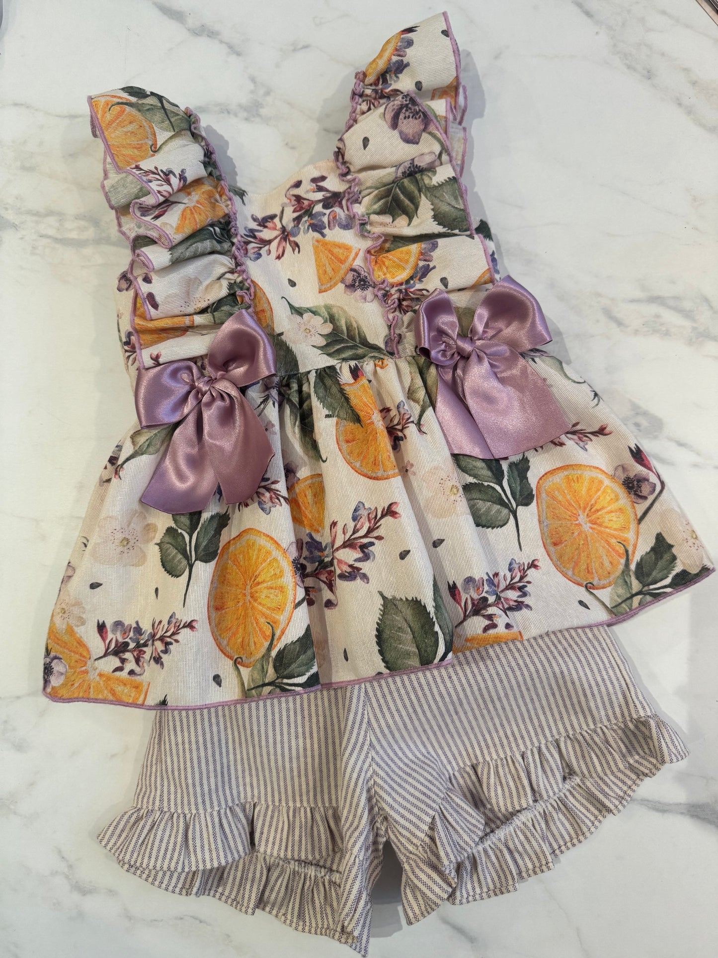 Orange Lila set
