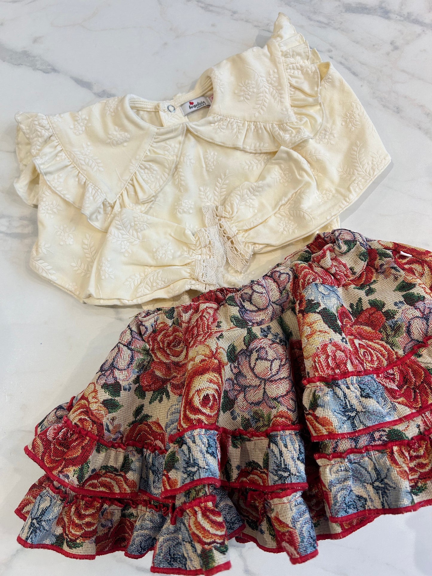 Creme cotton special top
