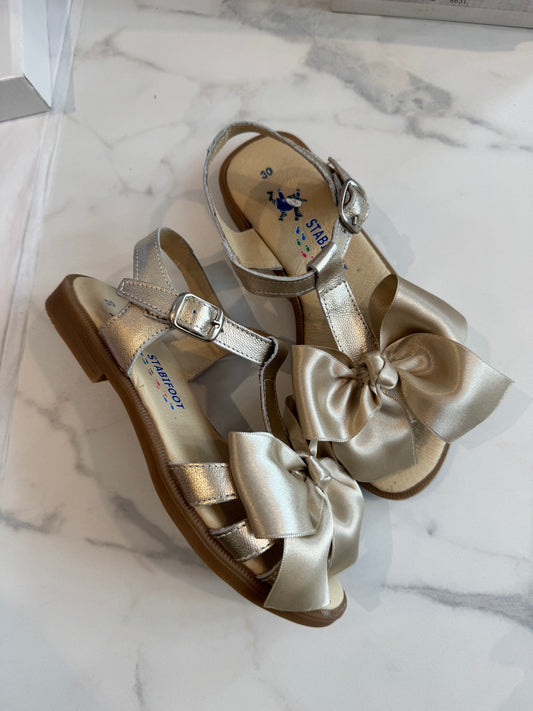 Gold sandals