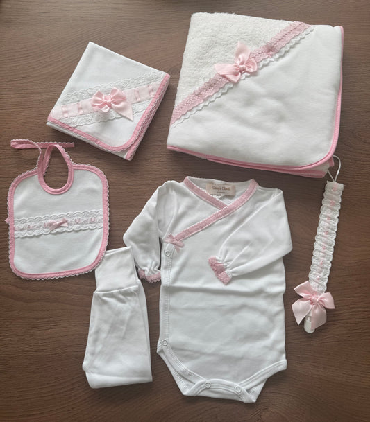 Newborn set - baby pink