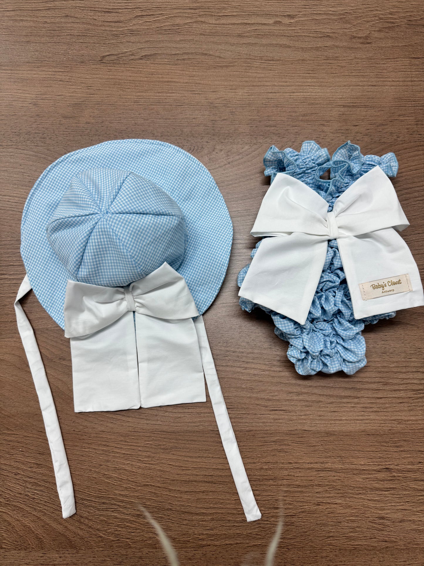 Blue vichy Hat