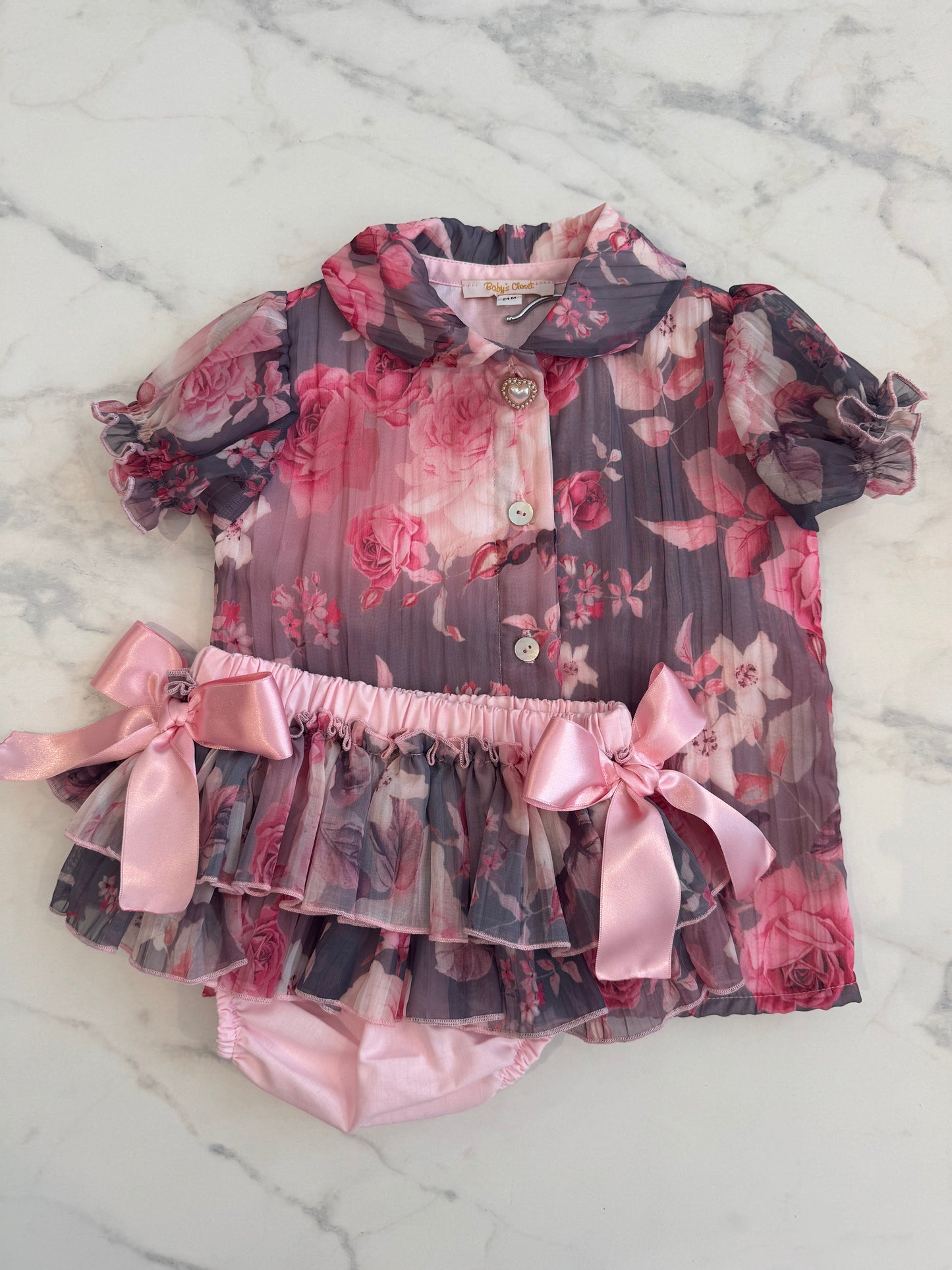 Chiara bow lil bloomer