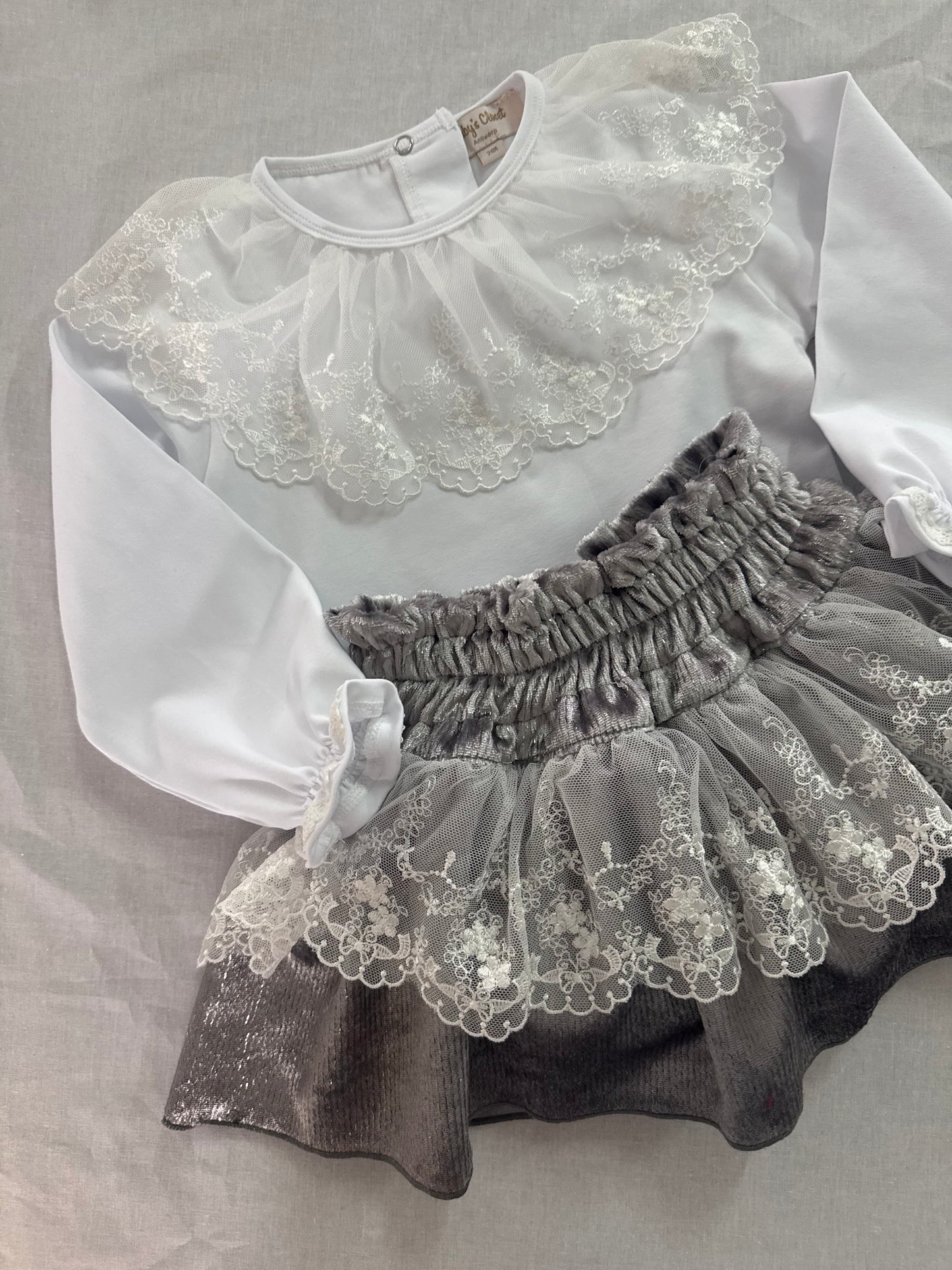 Velvet silver t-shirt - PRE ORDER