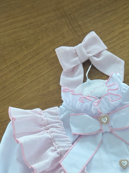 Rosy charm bow - PRE ORDER