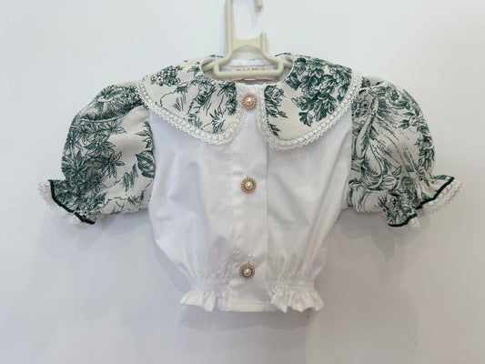 Toile de jouy blouse - PRE ORDER