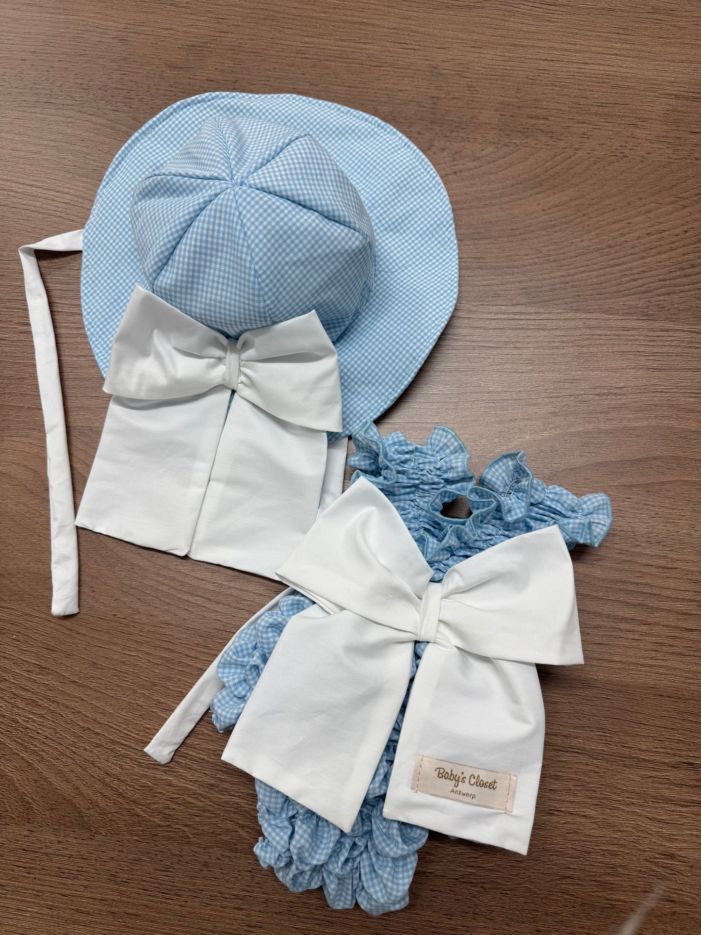 Blue vichy Hat