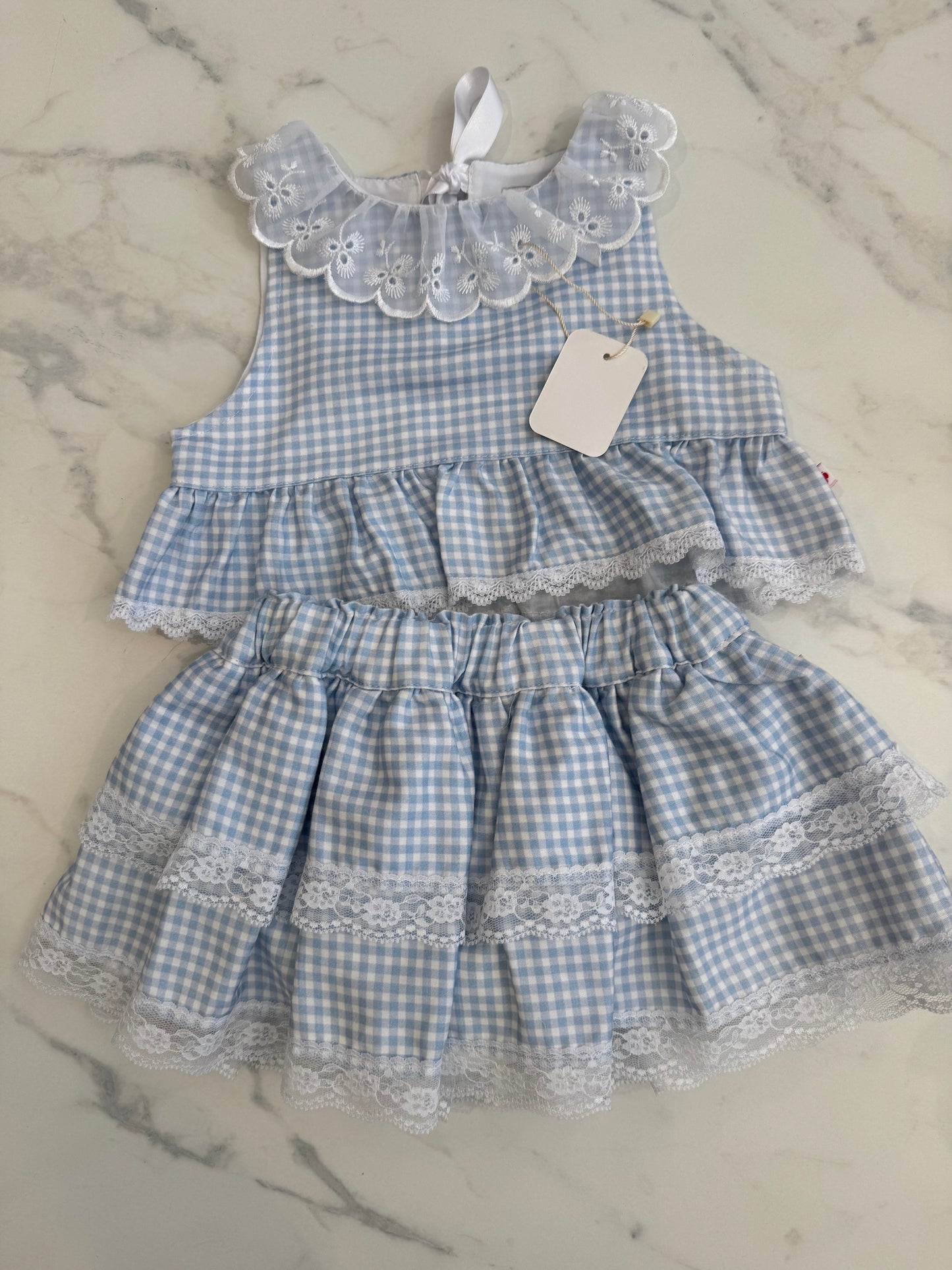 Vicky baby blue set