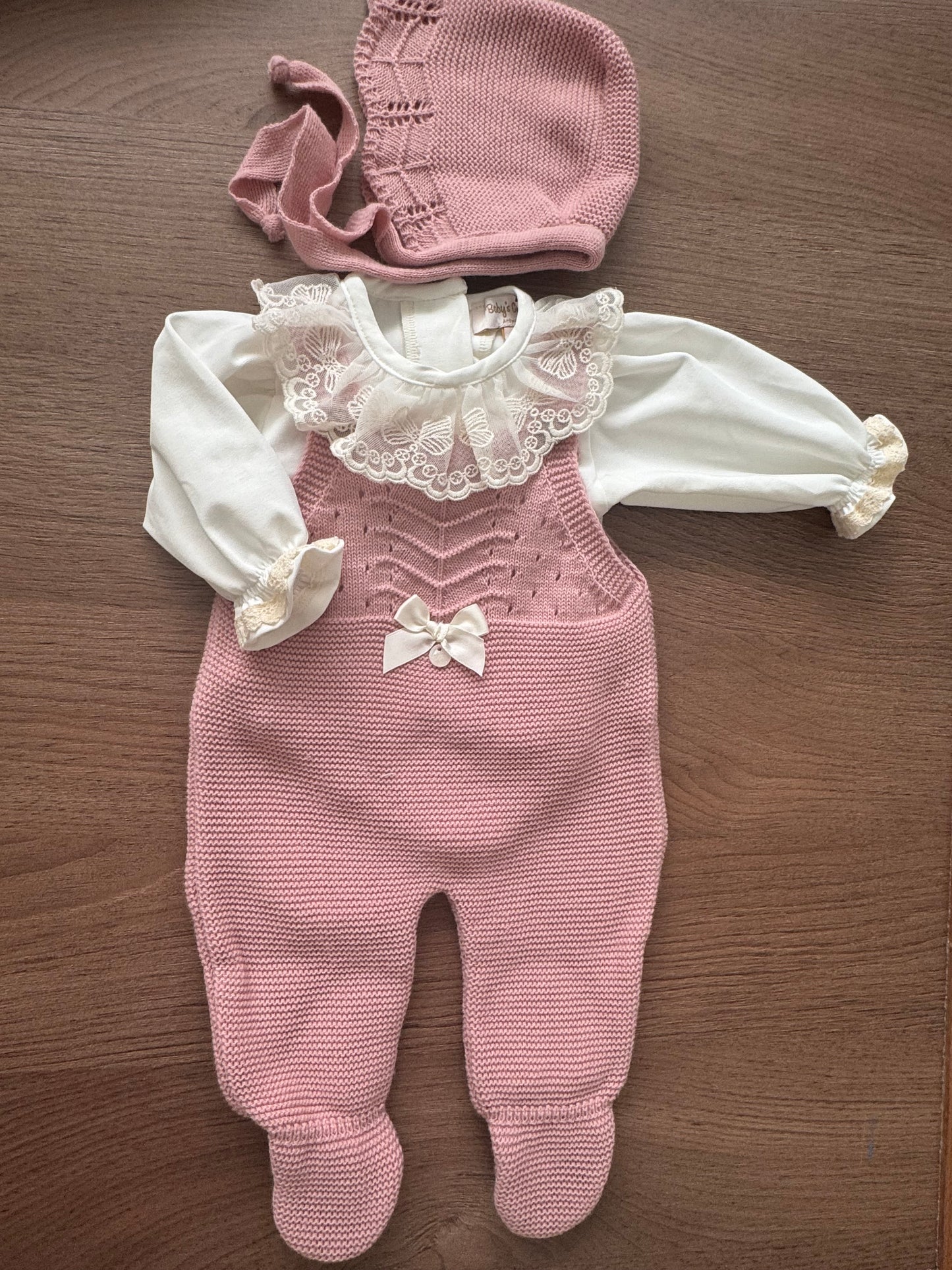 Luane knit set Old pink