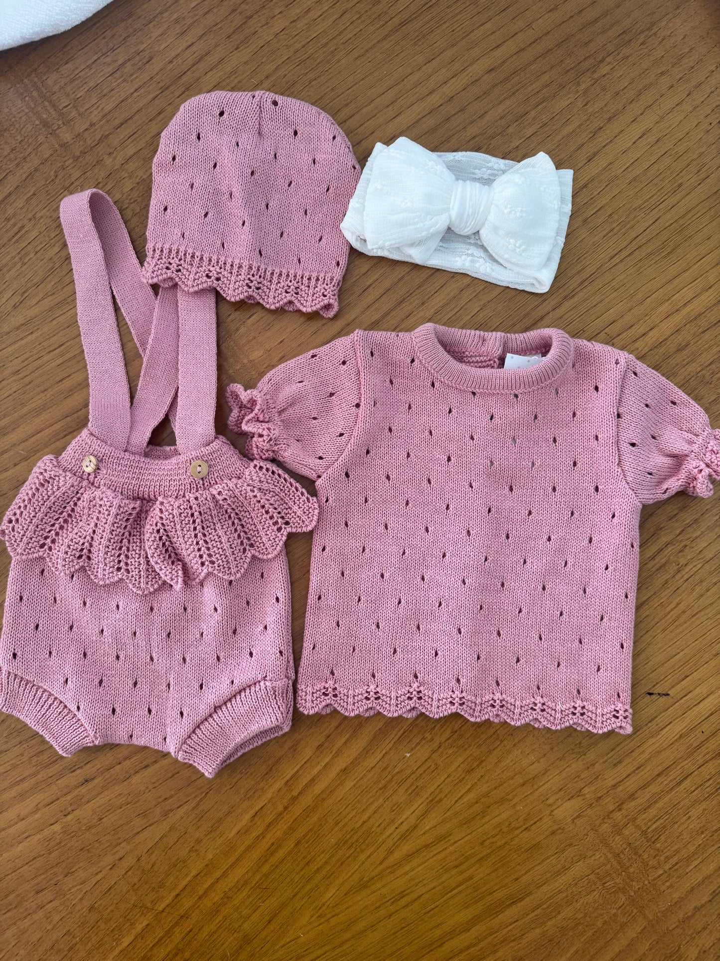 Camilla knit set - 3 pieces (0/3M)