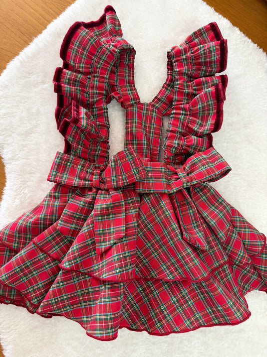 Red tartan bailarina - PRE ORDER