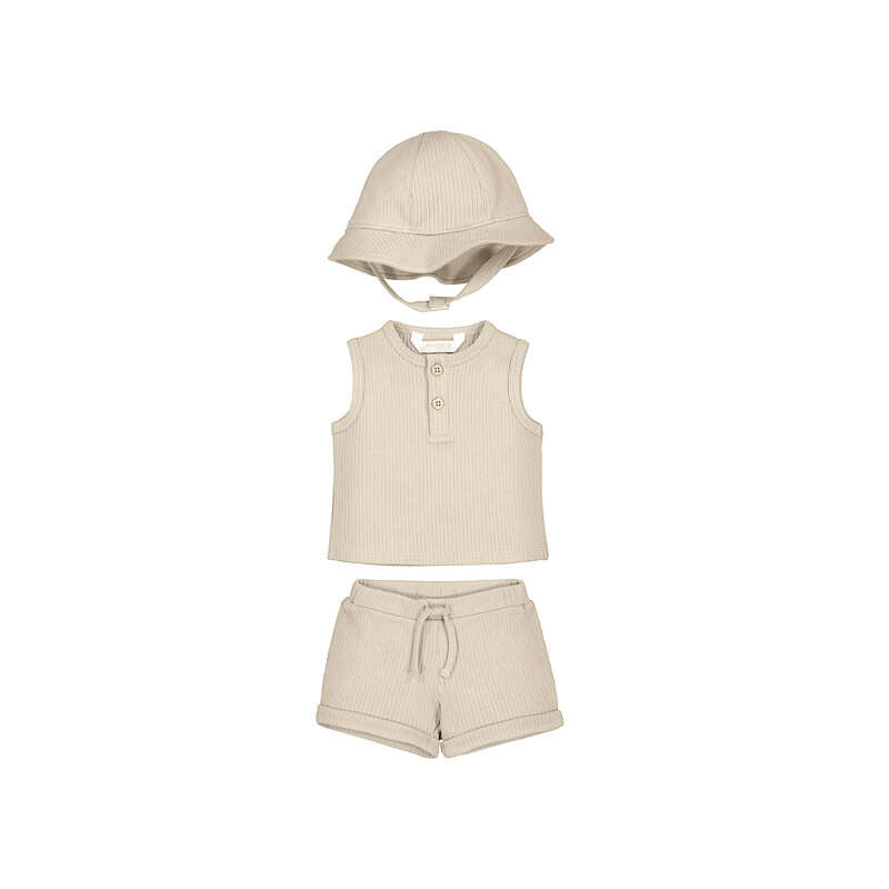 1294- shorts and hat set