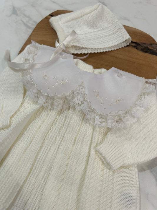 Camelia knit set Cream