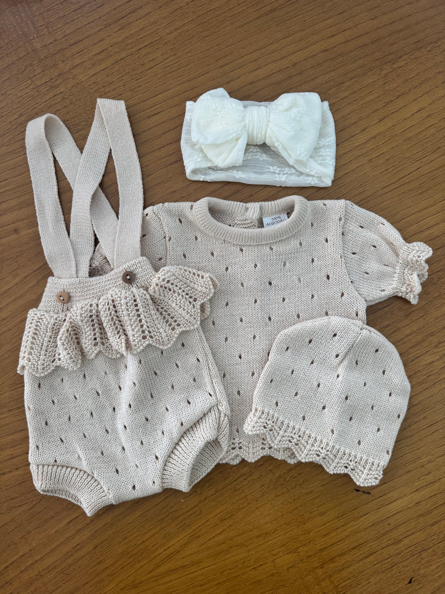 Camilla knit set - 3 pieces (0/3M)