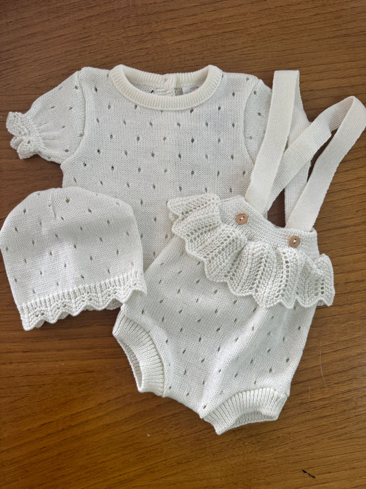 Camilla knit set - 3 pieces (0/3M)