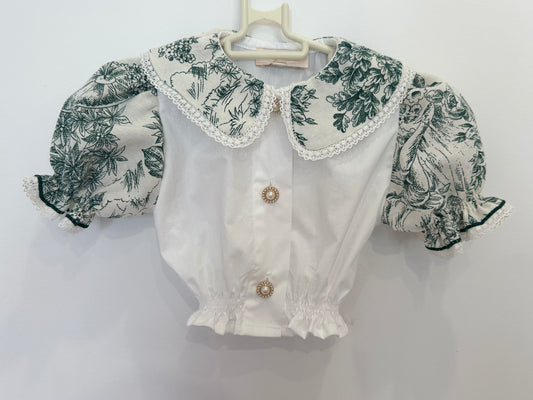 Toile de jouy blouse - PRE ORDER