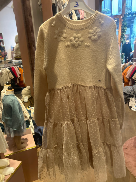 Beige Mayoral Dress